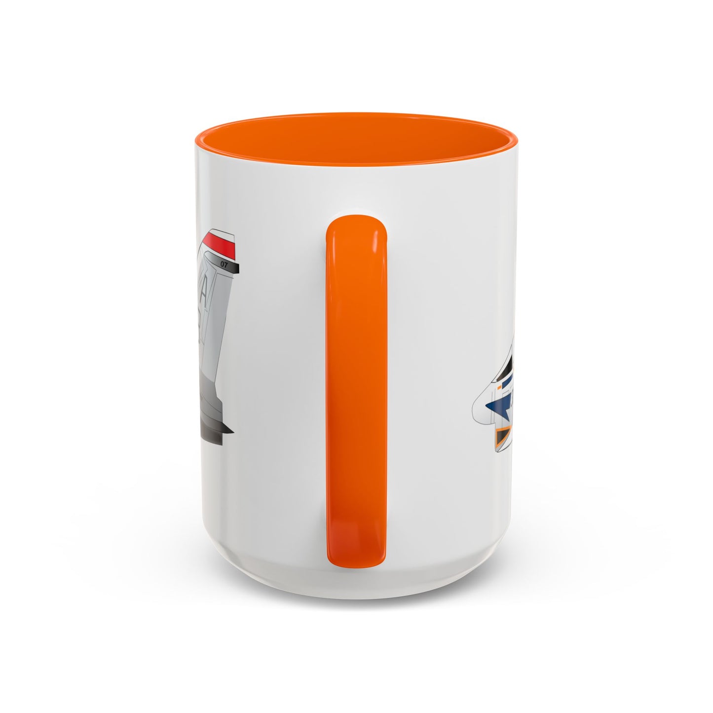 Accent Coffee Mug (11oz & 15oz) - Aircraft - Navy - A-7B Corsair II - Side X 300