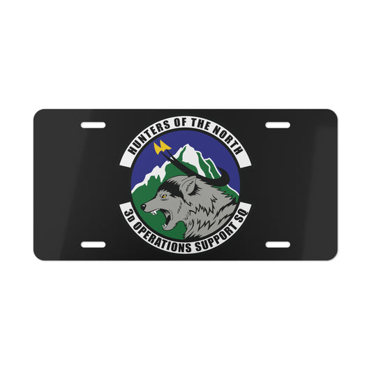 License Plate - USAF - 3rd Operations Support Squadron wo txt X 300