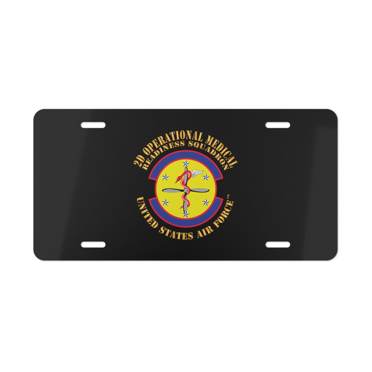 License Plate - USAF - 2d Operational Medical Readiness Sq
