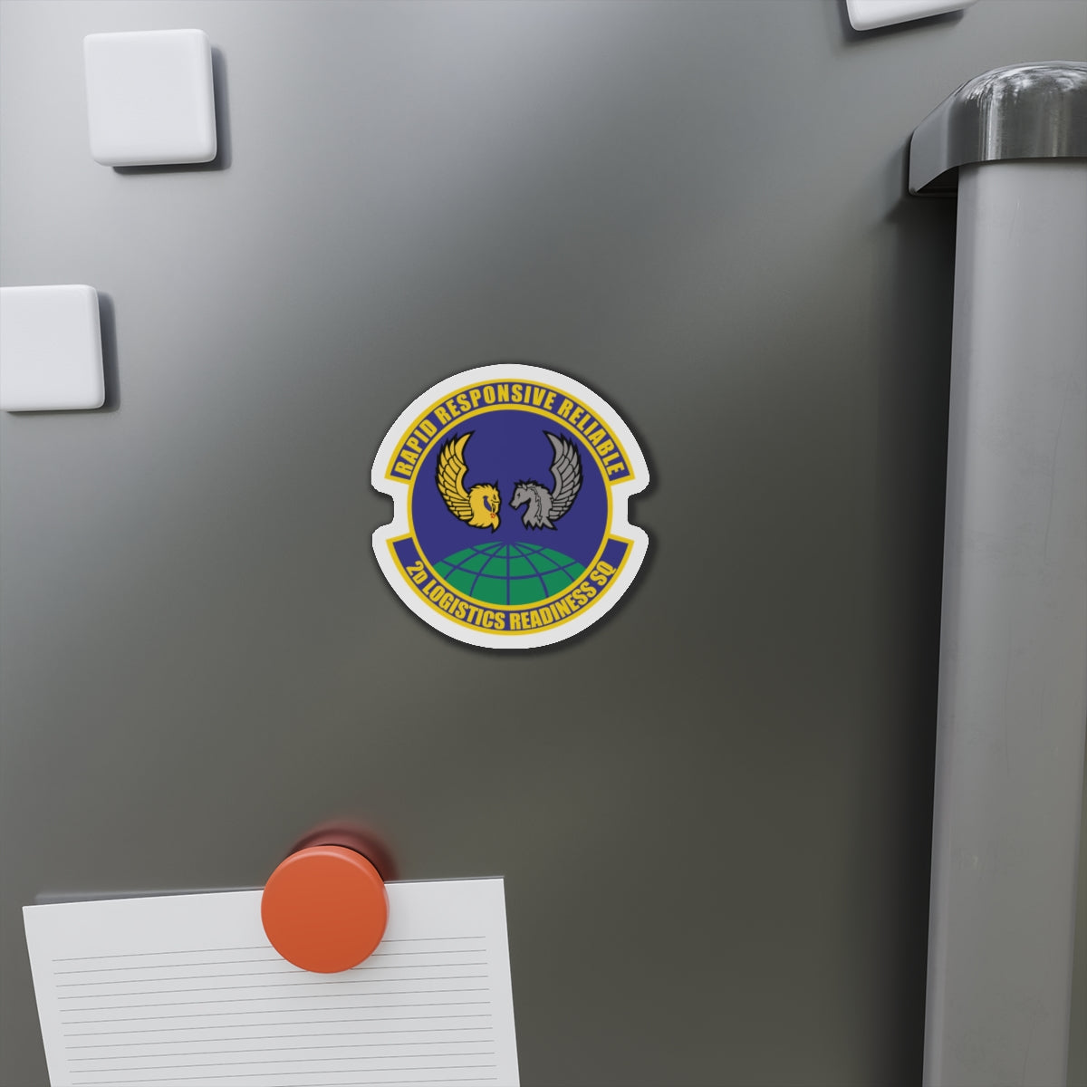 Die-Cut Magnet - USAF - 2d Logistics Readiness Squadron wo txt