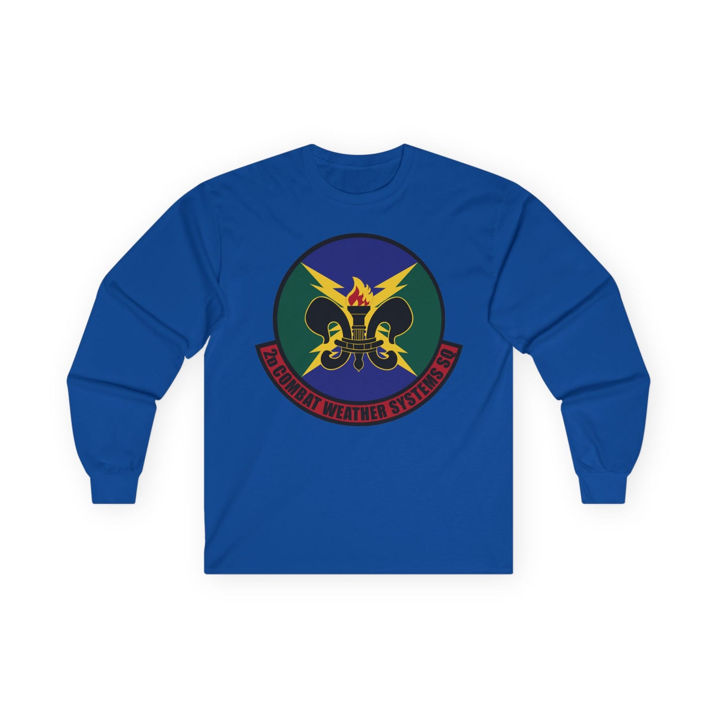 Unisex Ultra Cotton Long Sleeve Tee - USAF - 2d Combat Weather Systems Squadron wo txt