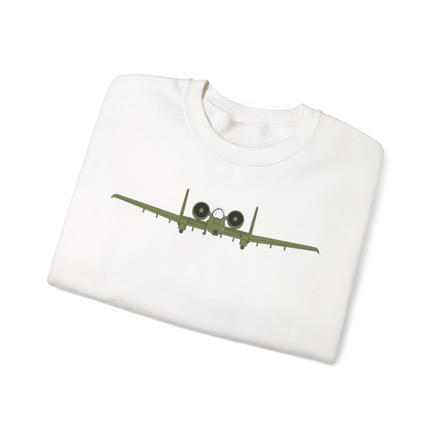 Crewneck Sweatshirt - Aircraft - USAF - A-10 Thunderbolt II - Front X 300