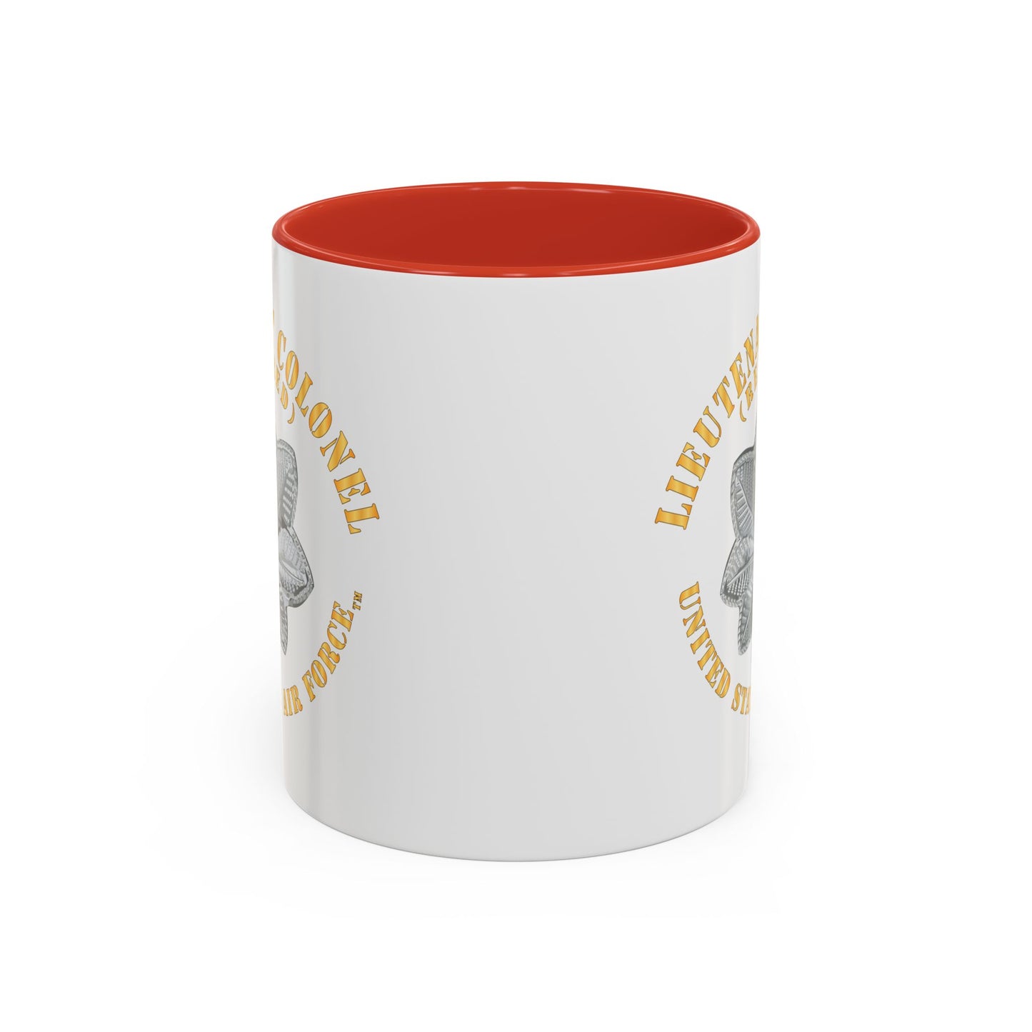 Accent Coffee Mug (11oz & 15oz) - USAF - Lieutenant Colonel - LTC - Retired - TM X 300