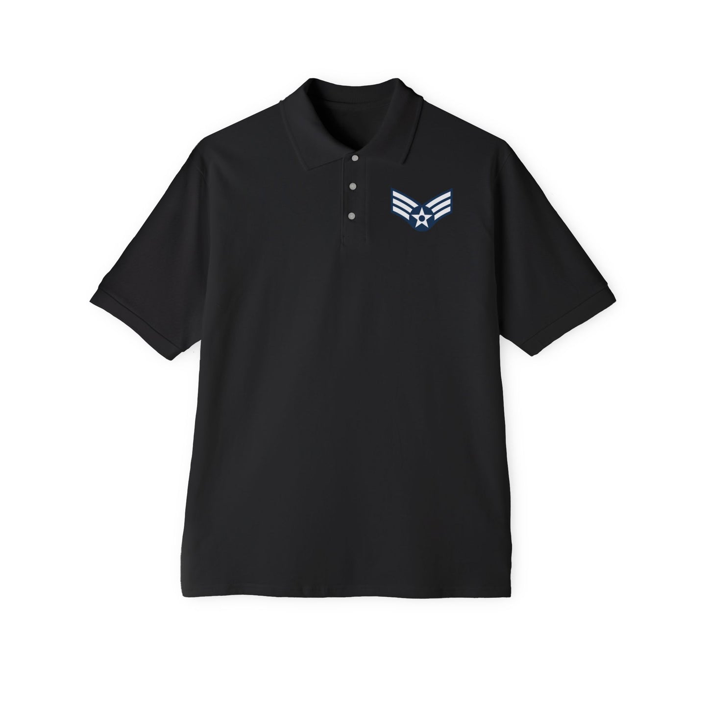 Men's Piqué Polo - USAF - Senior Airman (E4) - 2020