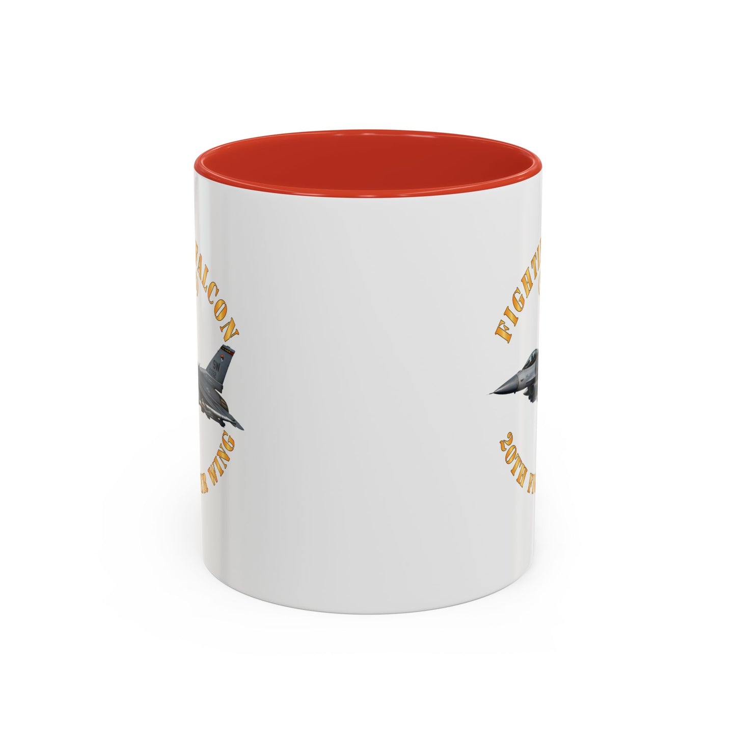 Accent Coffee Mug (11oz & 15oz) - USAF - F-16 Fighting Falcon - 20th Fighter Wing X 300
