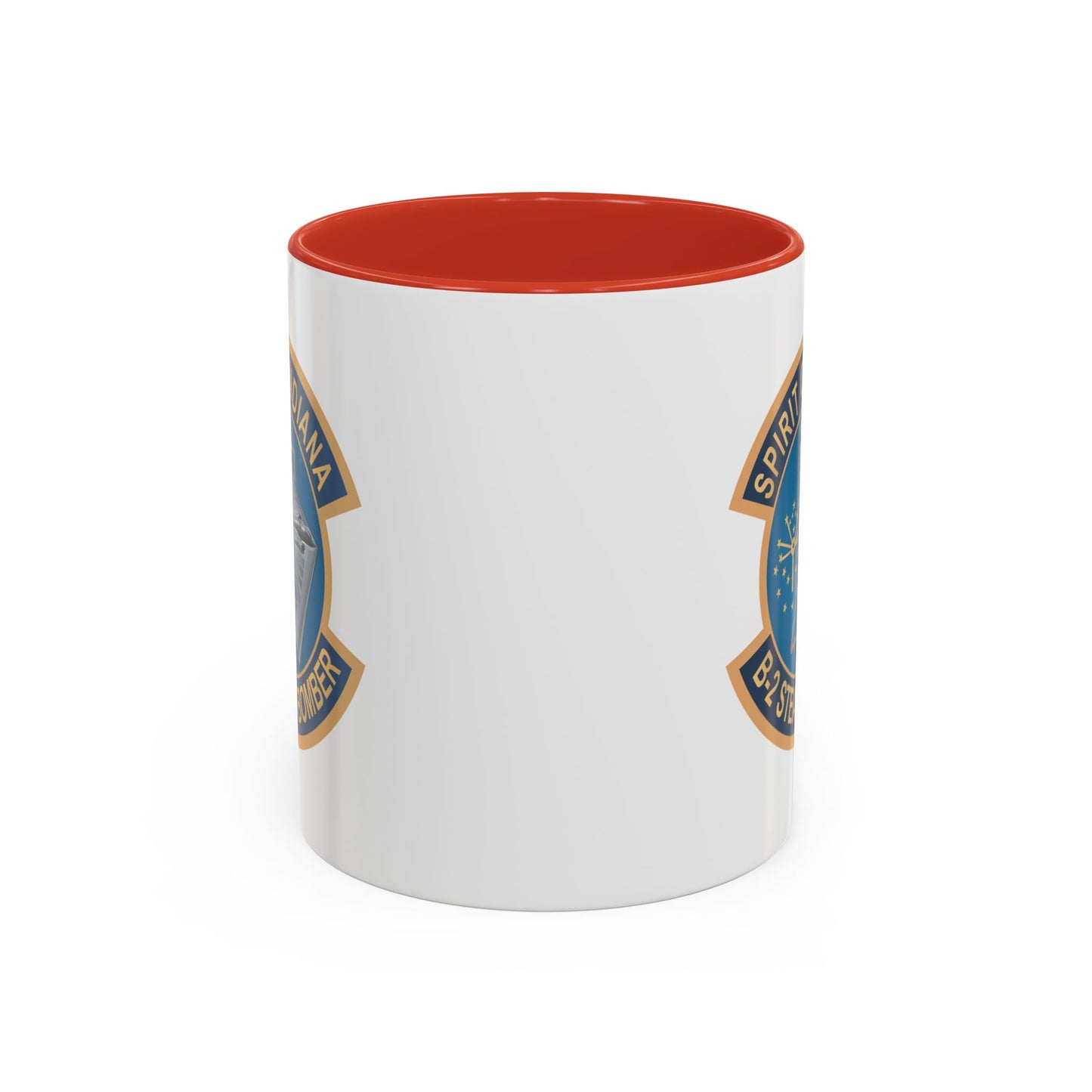 Accent Coffee Mug (11oz & 15oz) - USAF - B2 - Spirit of Indiana - Stealth Bomber wo txt X 300
