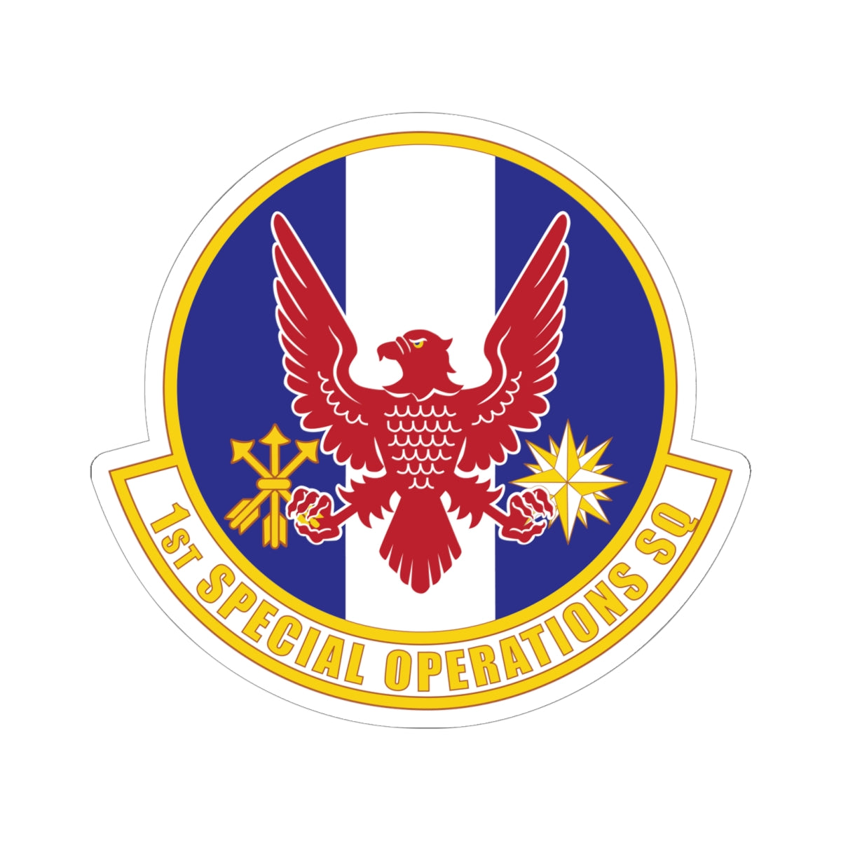 Kiss-Cut Stickers - USAF - 1st Special Operations Squadron wo txt