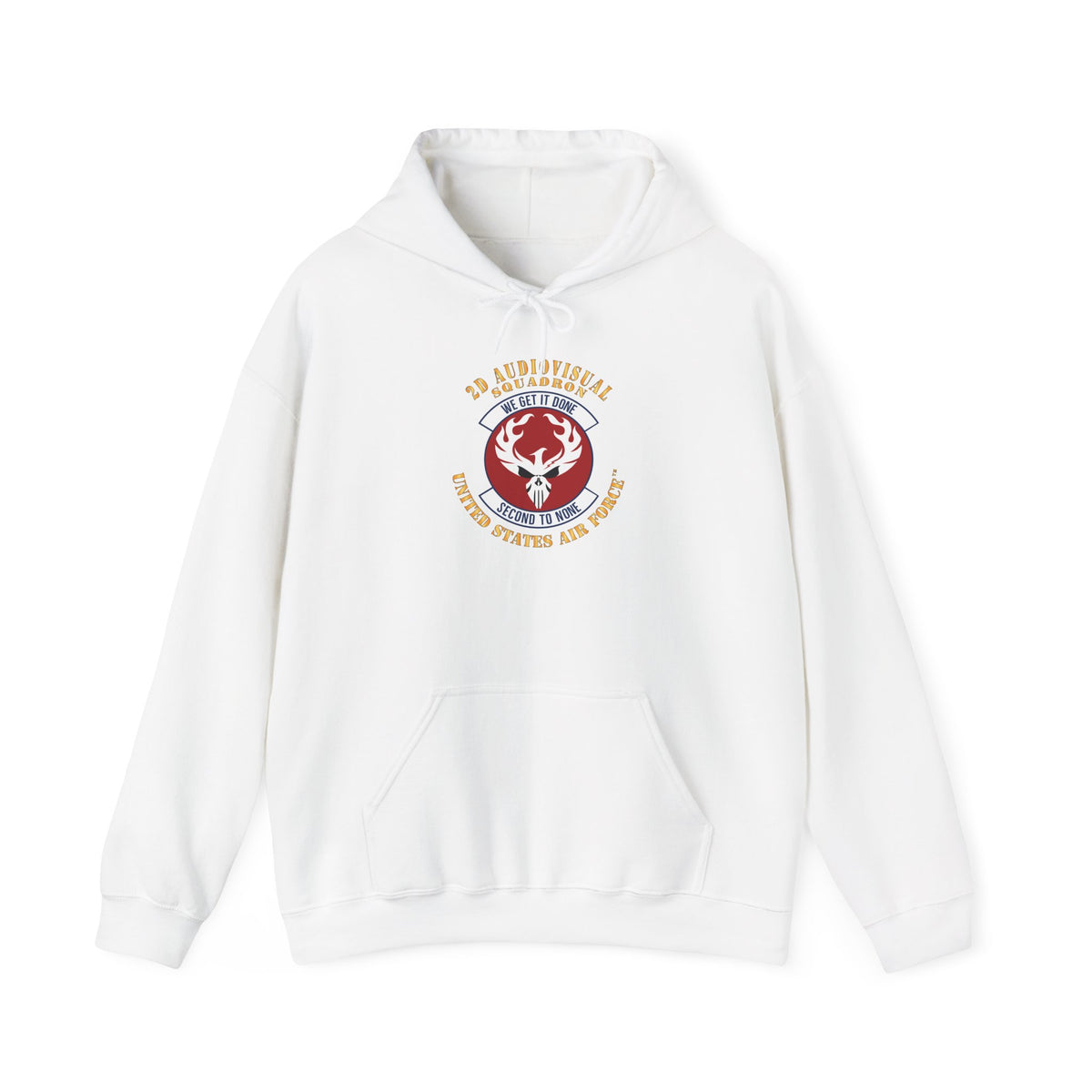 Unisex Heavy Blend Hooded Sweatshirt - USAF - 2d Audiovisual Squadron X 300