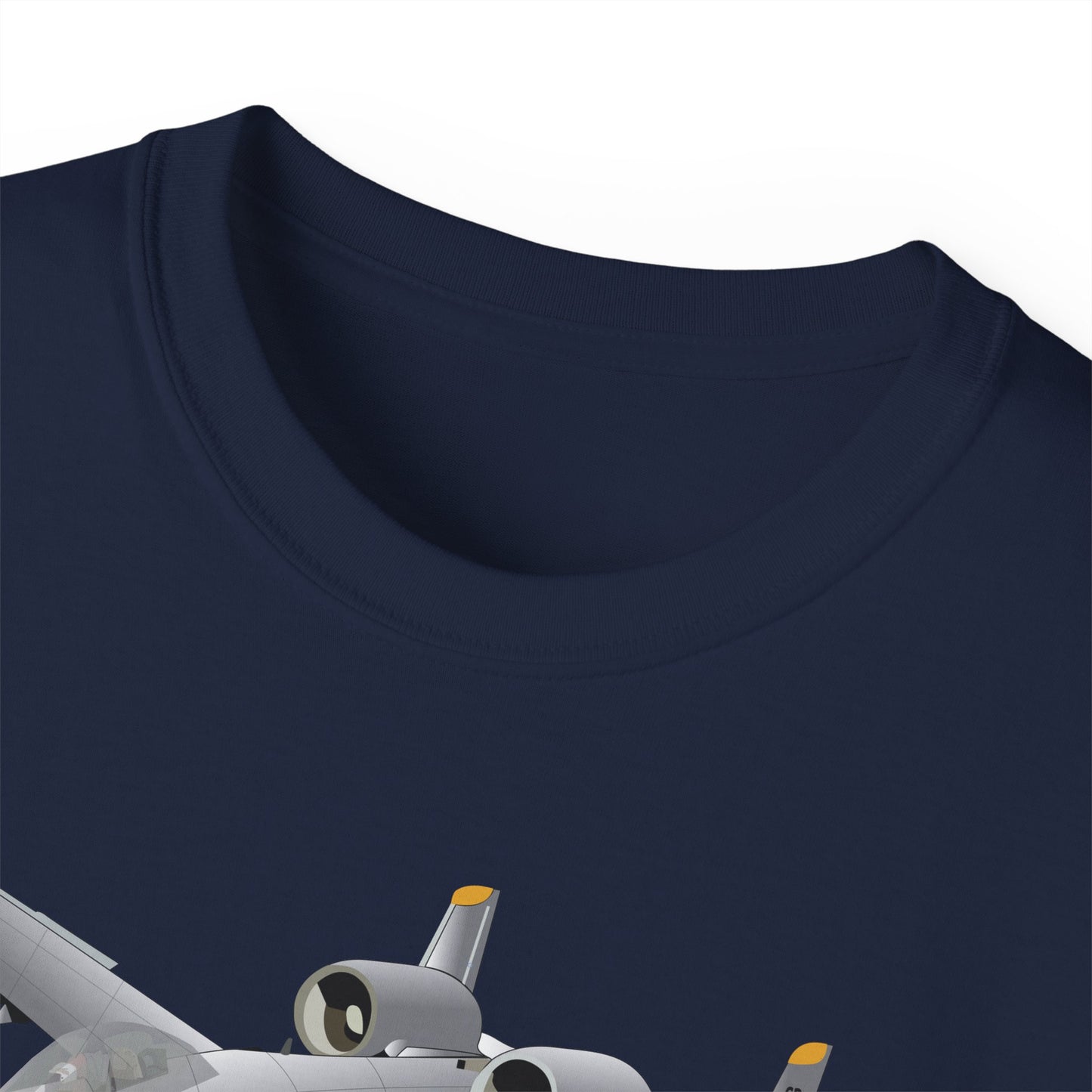 Unisex Ultra Cotton Tee - Aircraft - A10 - Front - Top - Oblique X 300