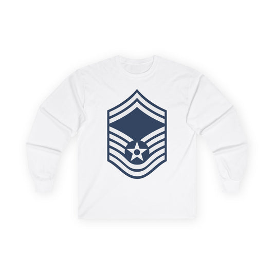 Unisex Ultra Cotton Long Sleeve Tee - USAF - Senior Master Sergeant (E8a) - 2020