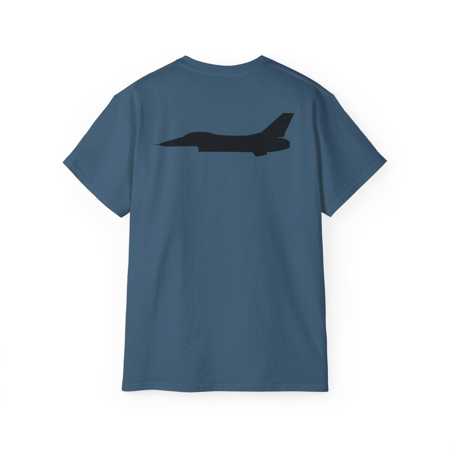 Unisex Ultra Cotton Tee - Aircraft - F-16 - Side - Black - wo Txt X 300