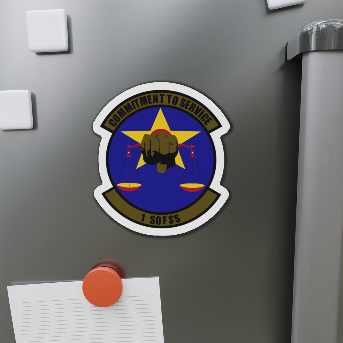 Die-Cut Magnet - USAF - 1st Special Operations Force Support Sq wo txt X 300