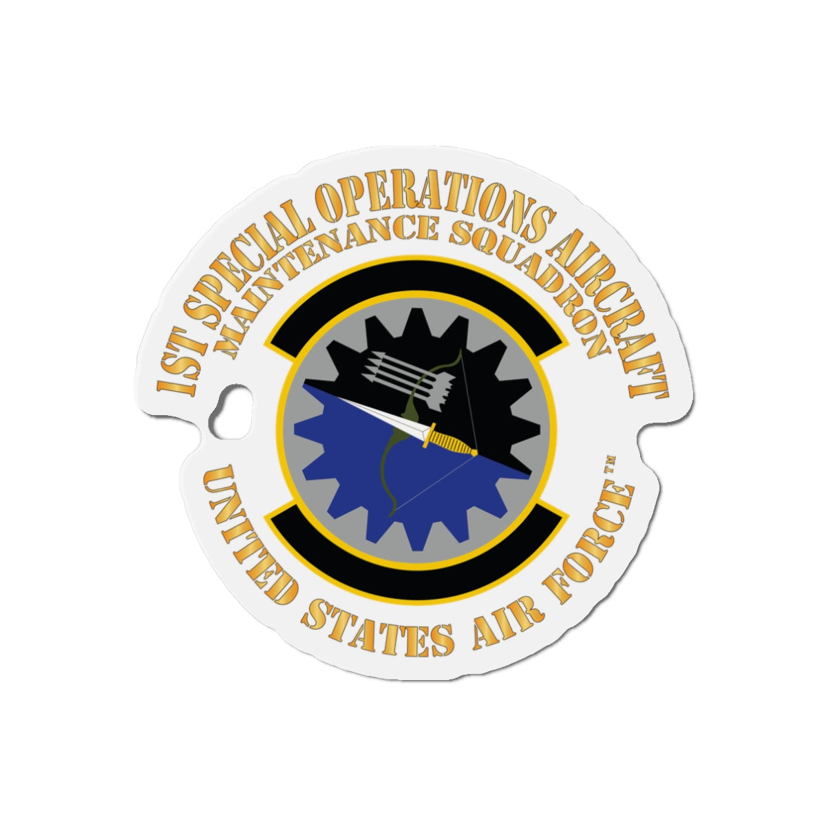 Die-Cut Magnet - USAF - 1st Special Operations Aircraft Maintenance Squadron X 300