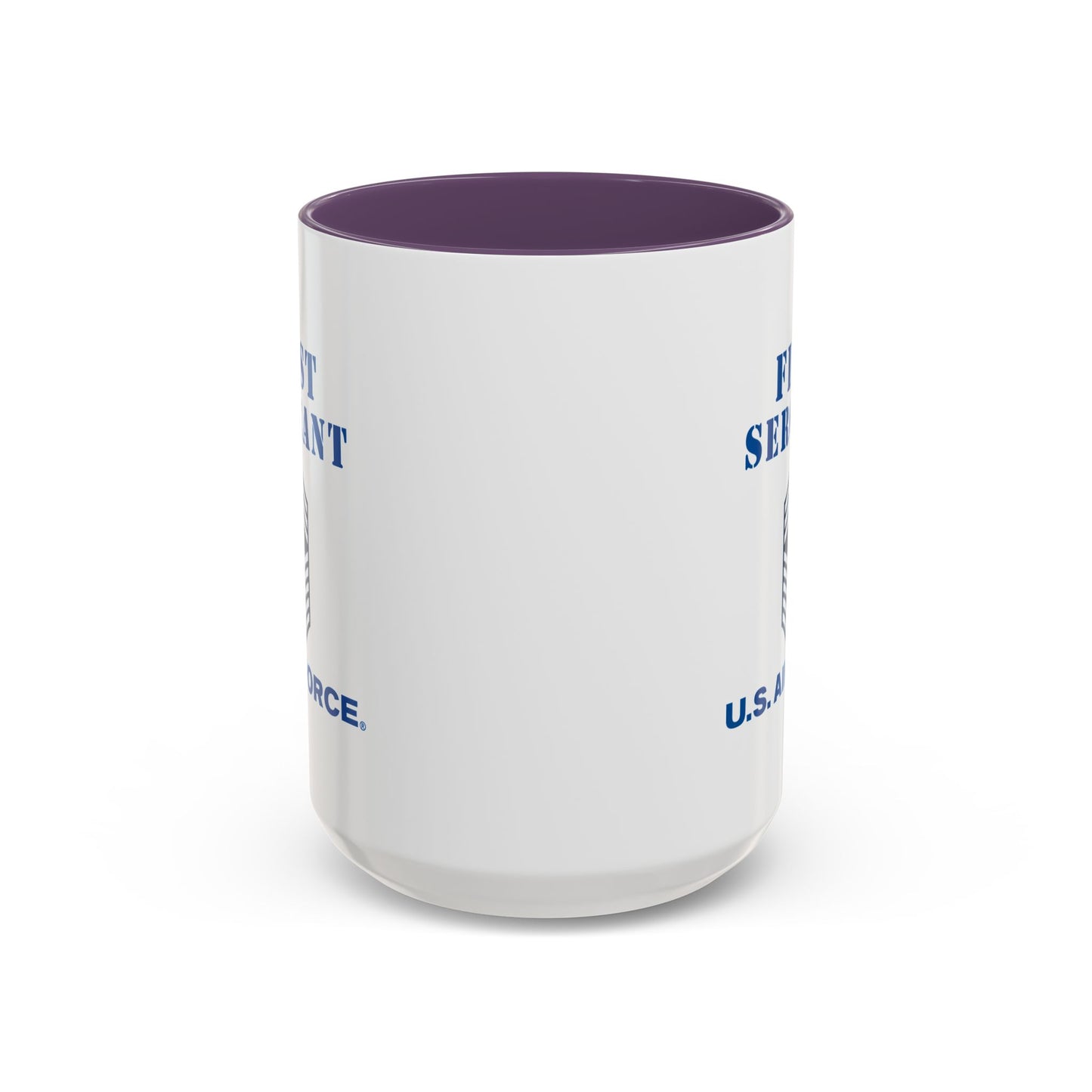 Accent Coffee Mug (11oz & 15oz) - USAF - First Sergeant (E9b) - 2020 - US Air Force w Text X 300