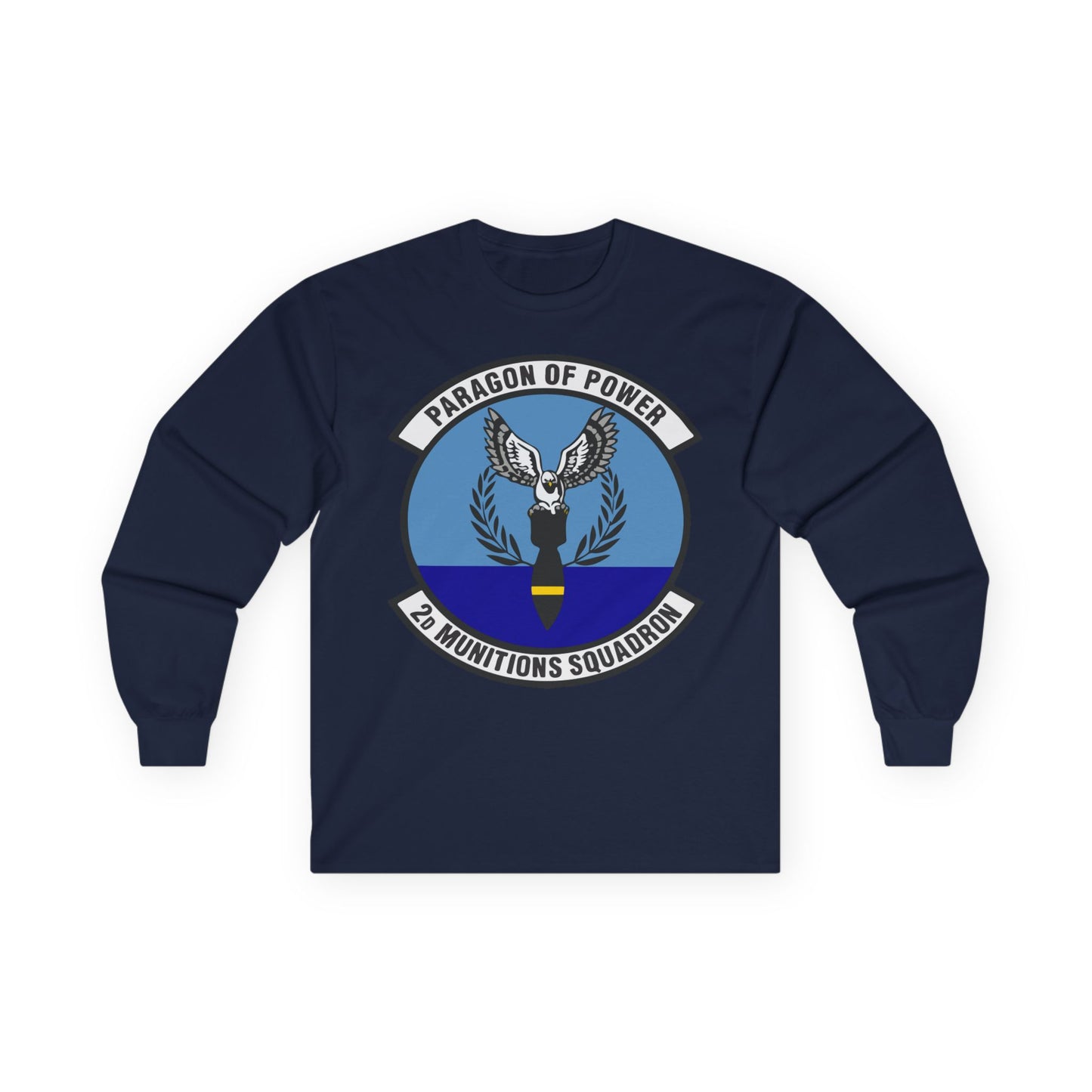 Unisex Ultra Cotton Long Sleeve Tee - USAF - 2nd Munitions Squadron wo txt