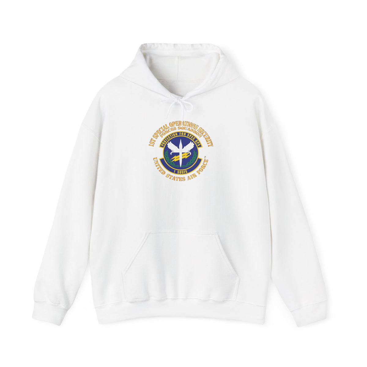 Unisex Heavy Blend Hooded Sweatshirt - USAF - 1st Special Operations Security Forces Squadron X 300