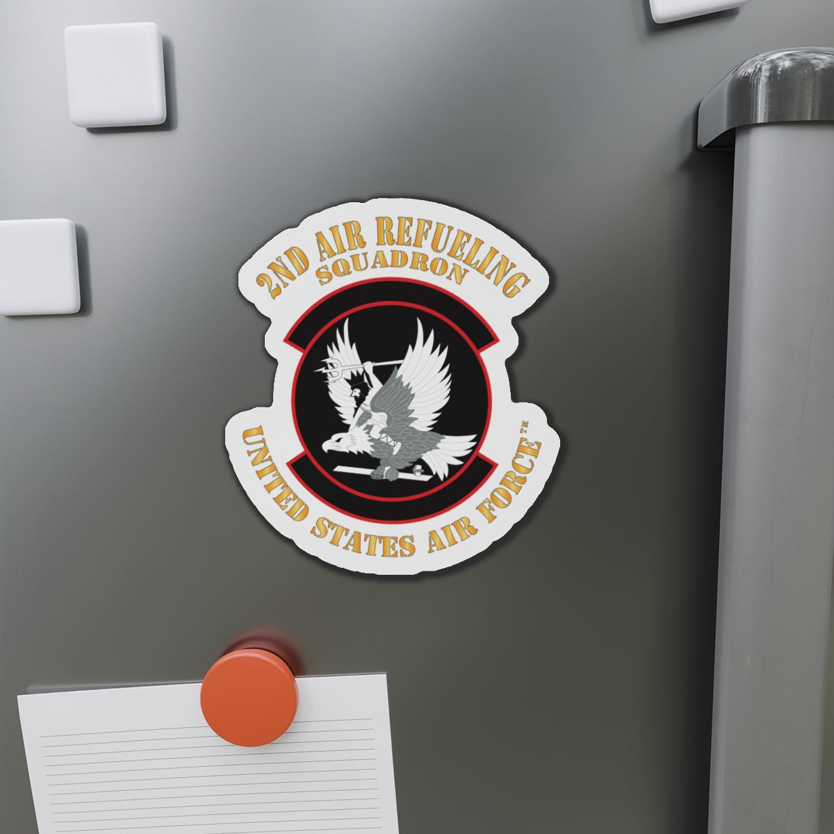 Die-Cut Magnet - USAF - 2nd Air Refueling Squadron