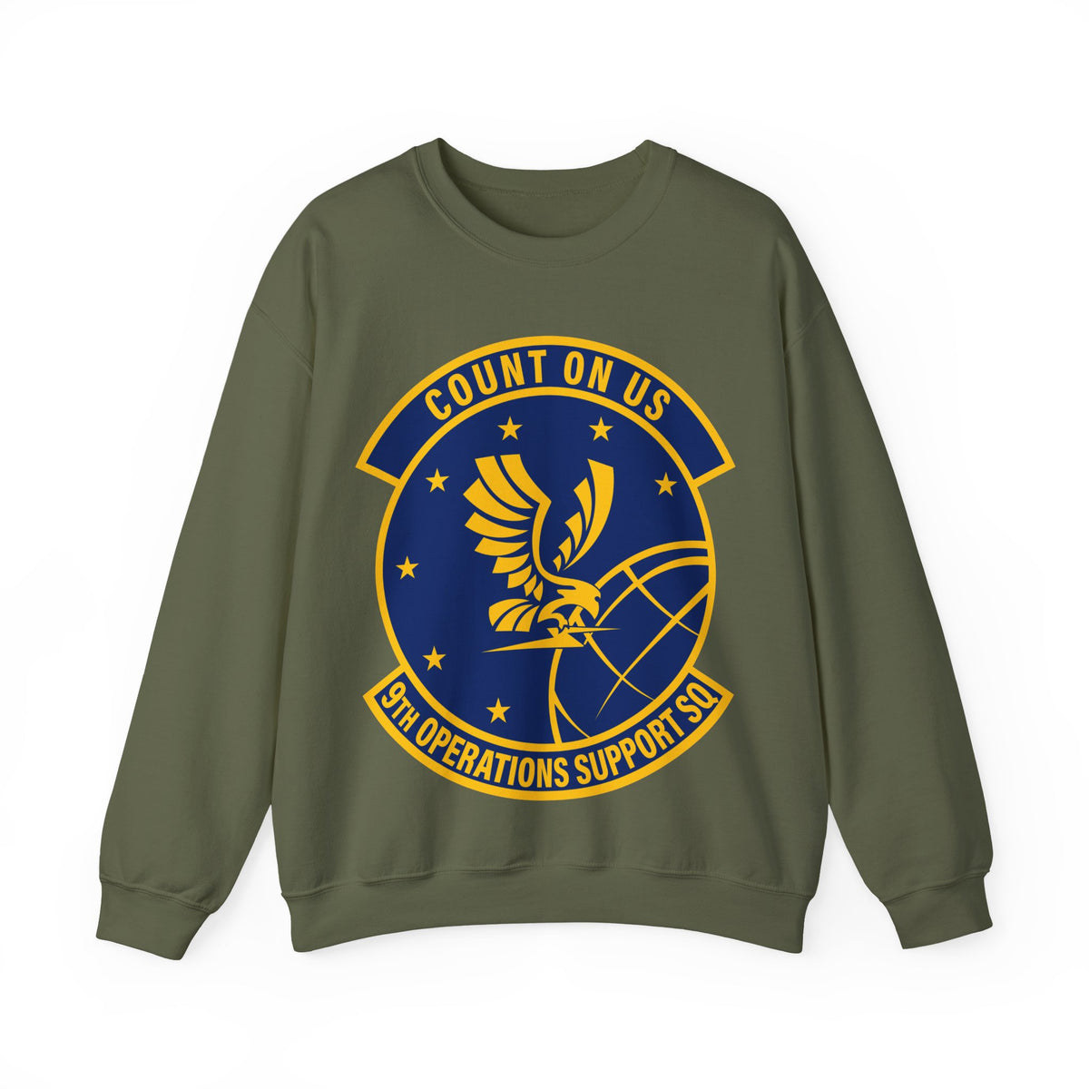 Crewneck Sweatshirt - USAF - 9th Operations Support Squadron wo txt X 300