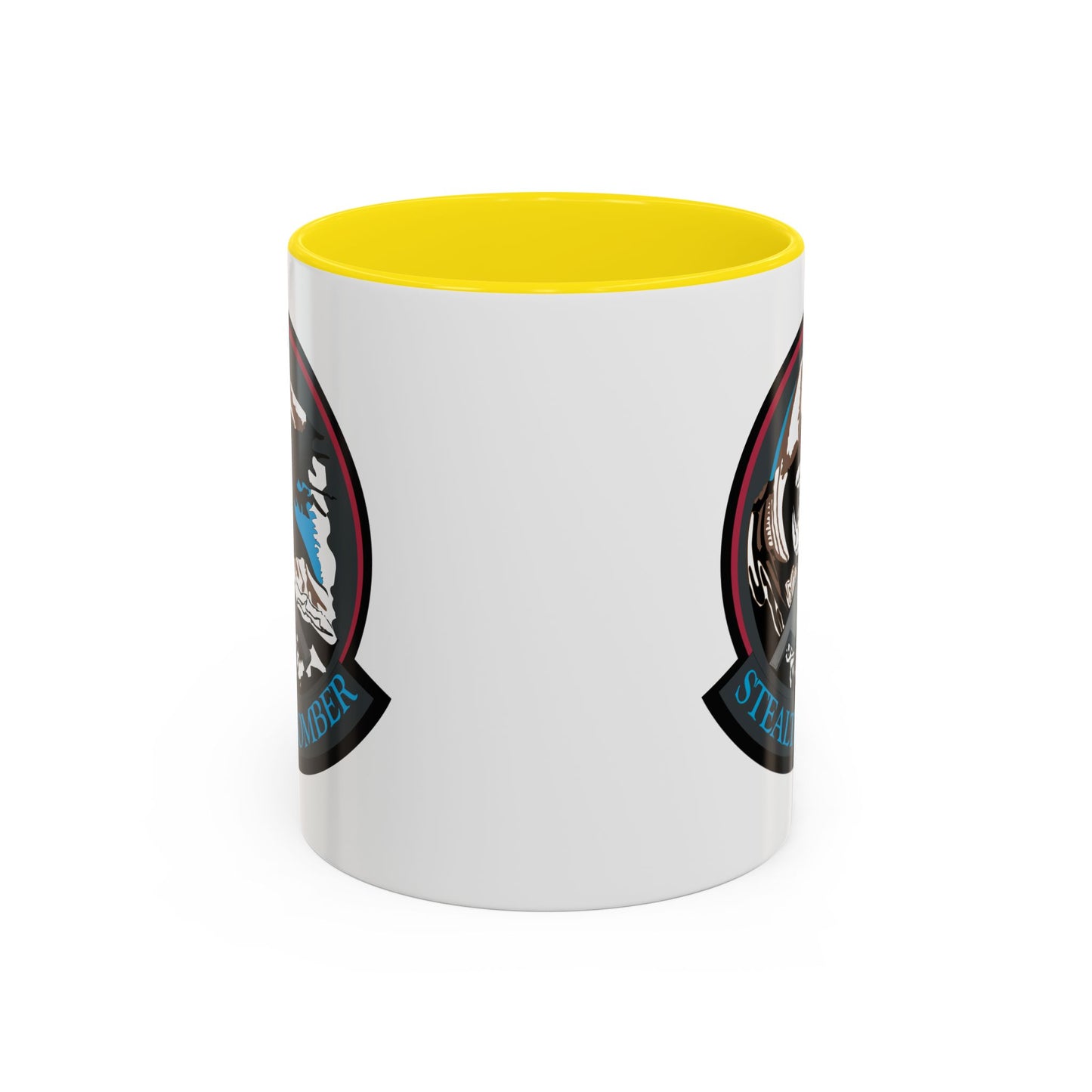 Accent Coffee Mug (11oz & 15oz) - USAF - B2 - Grim Reaper - Stealth Bomber wo txt X 300