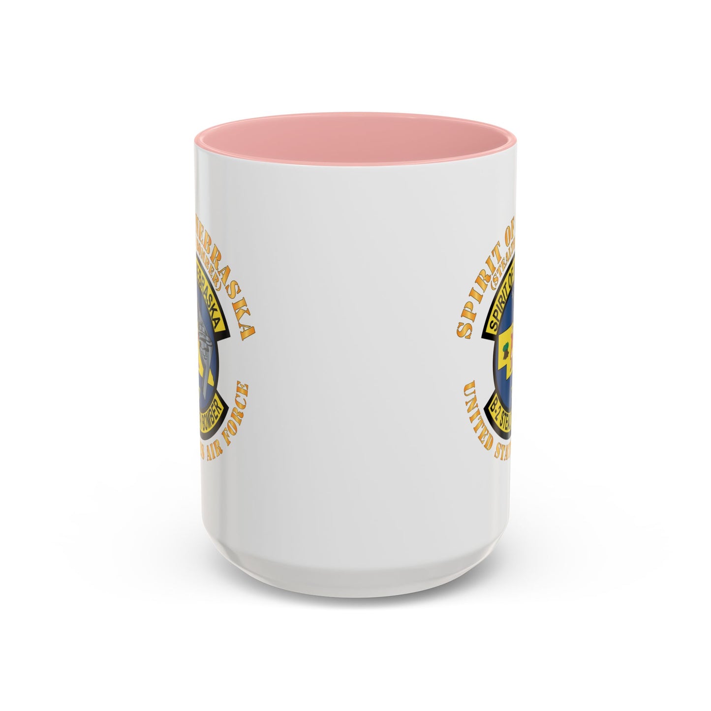 Accent Coffee Mug (11oz & 15oz) - USAF - B2 - Spirit of Nebraska - Stealth Bomber X 300