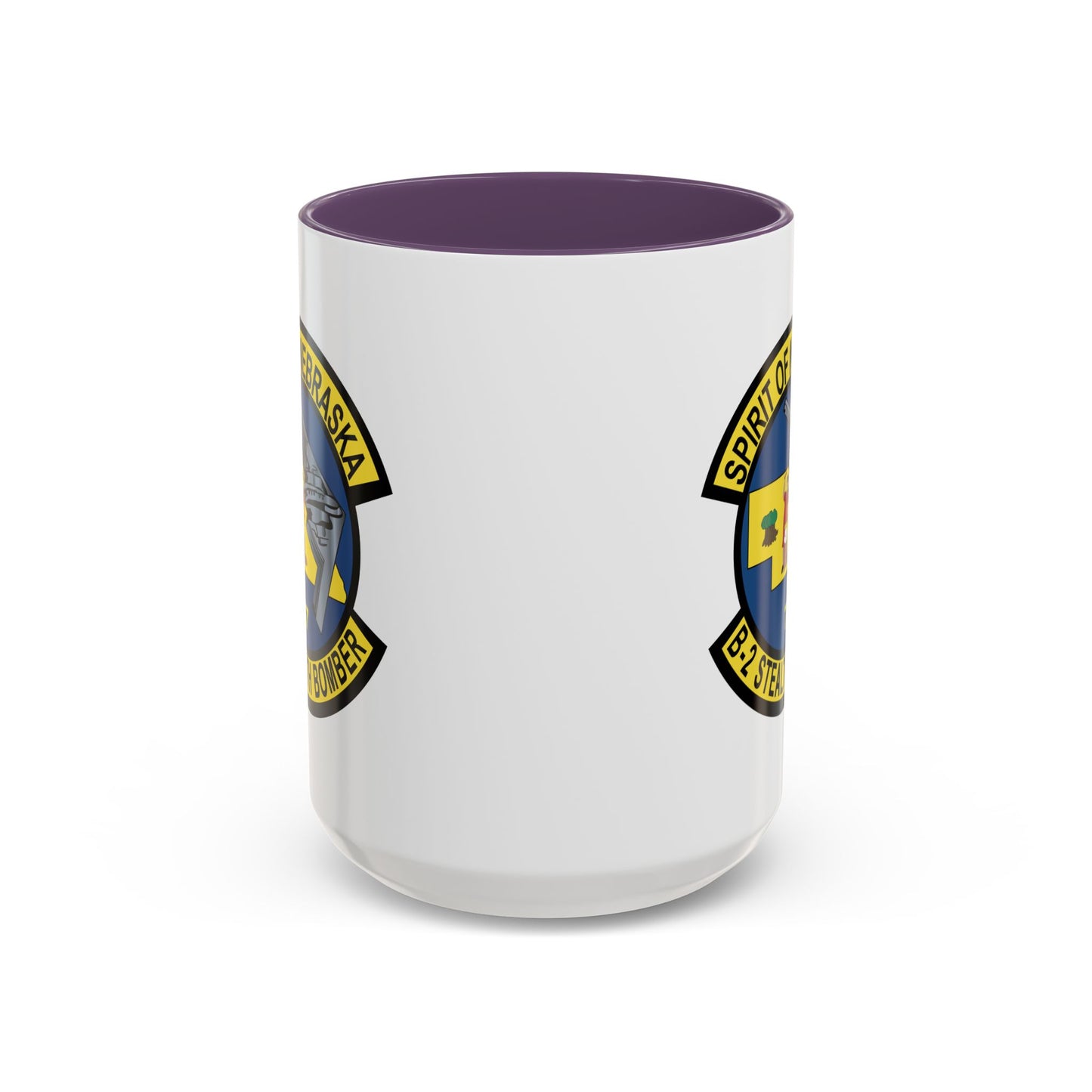 Accent Coffee Mug (11oz & 15oz) - USAF - B2 - Spirit of Nebraska - Stealth Bomber wo txt X 300