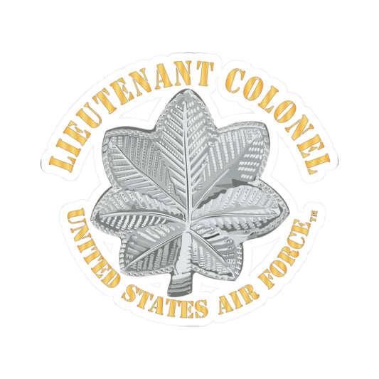 Kiss-Cut Stickers - USAF - Lieutenant Colonel - LTC - TM X 300