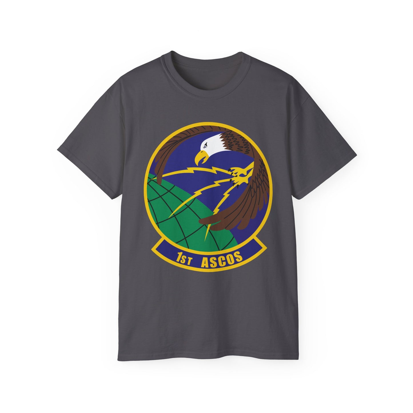 Unisex Ultra Cotton Tee - USAF - 1st Air & Space Communications Operations Sq wo txt X 300