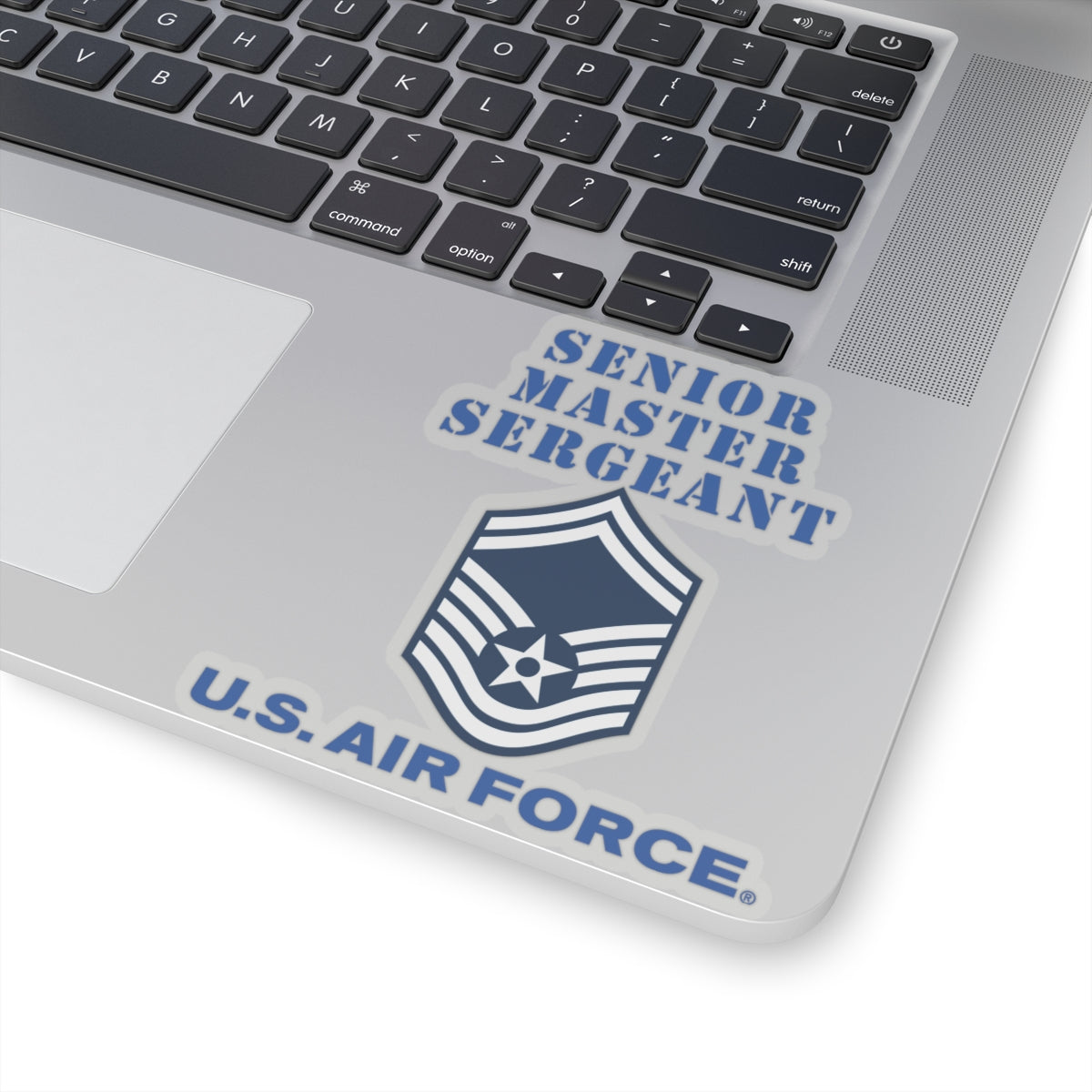 Kiss-Cut Stickers - USAF - Senior Master Sergeant (E8a) - 2020 - US Air Force w Text X 300