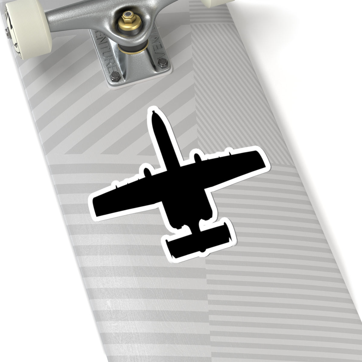 Kiss-Cut Stickers - Aircraft - USAF - A-10 Thunderbolt II - Top - Silhouette X 300