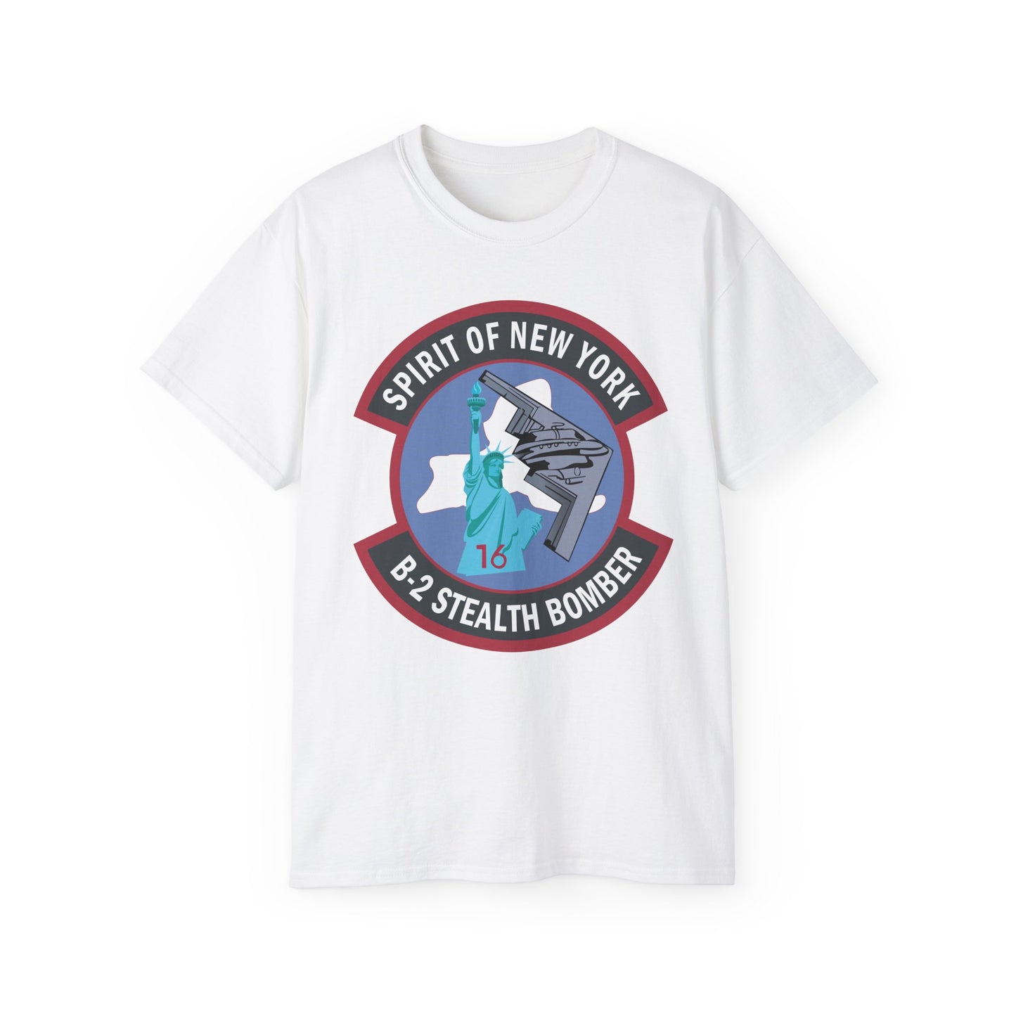 Unisex Ultra Cotton Tee - USAF - B2 - Spirit of New York - Stealth Bomber wo txt X 300