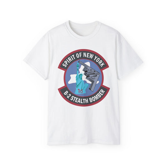 Unisex Ultra Cotton Tee - USAF - B2 - Spirit of New York - Stealth Bomber wo txt X 300