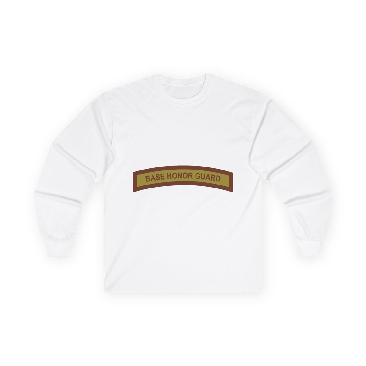 Unisex Ultra Cotton Long Sleeve Tee - USAF - Base Honor Guard Tab - V1