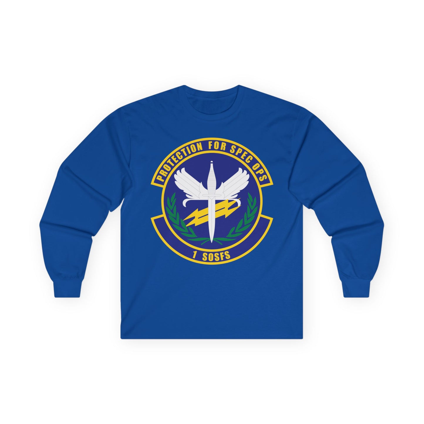 Unisex Ultra Cotton Long Sleeve Tee - USAF - 1st Special Operations Security Forces Squadron wo txt