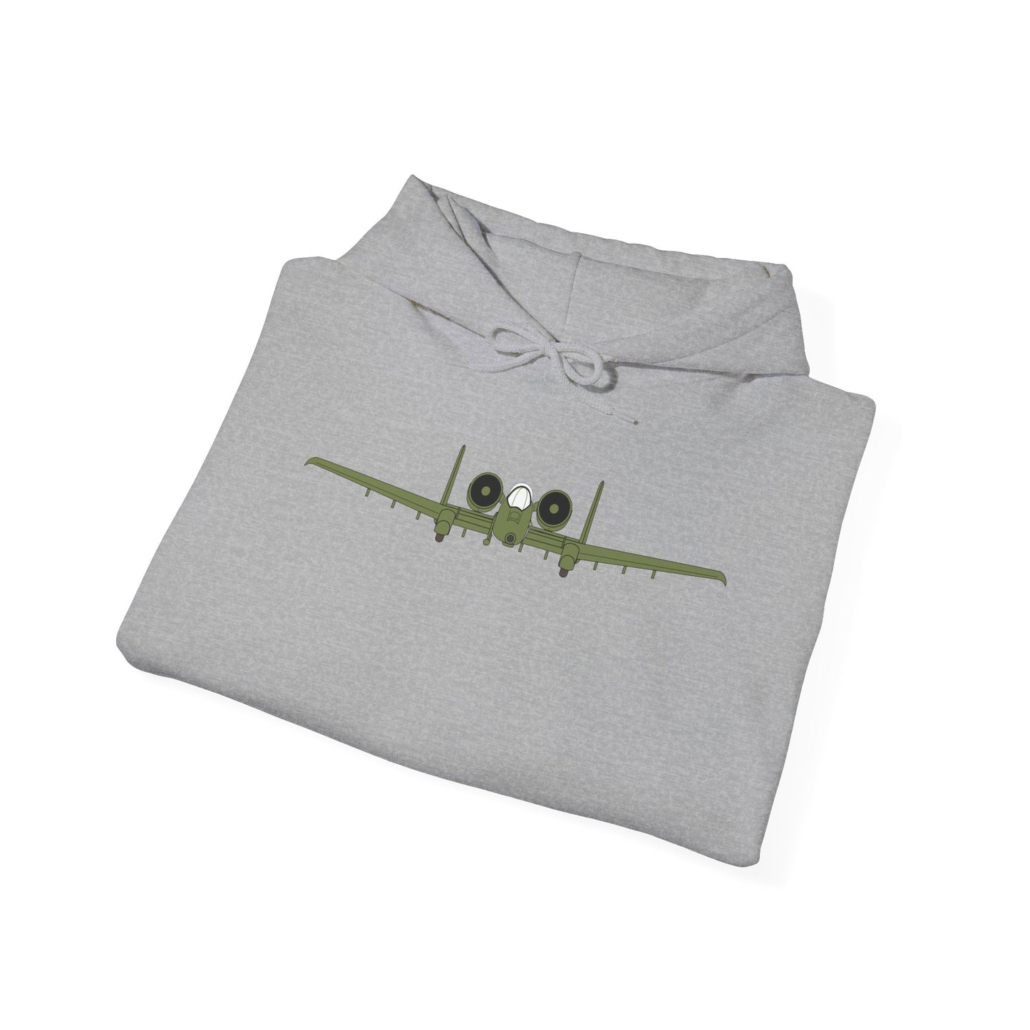 Unisex Heavy Blend Hooded Sweatshirt - Aircraft - USAF - A-10 Thunderbolt II - Front X 300