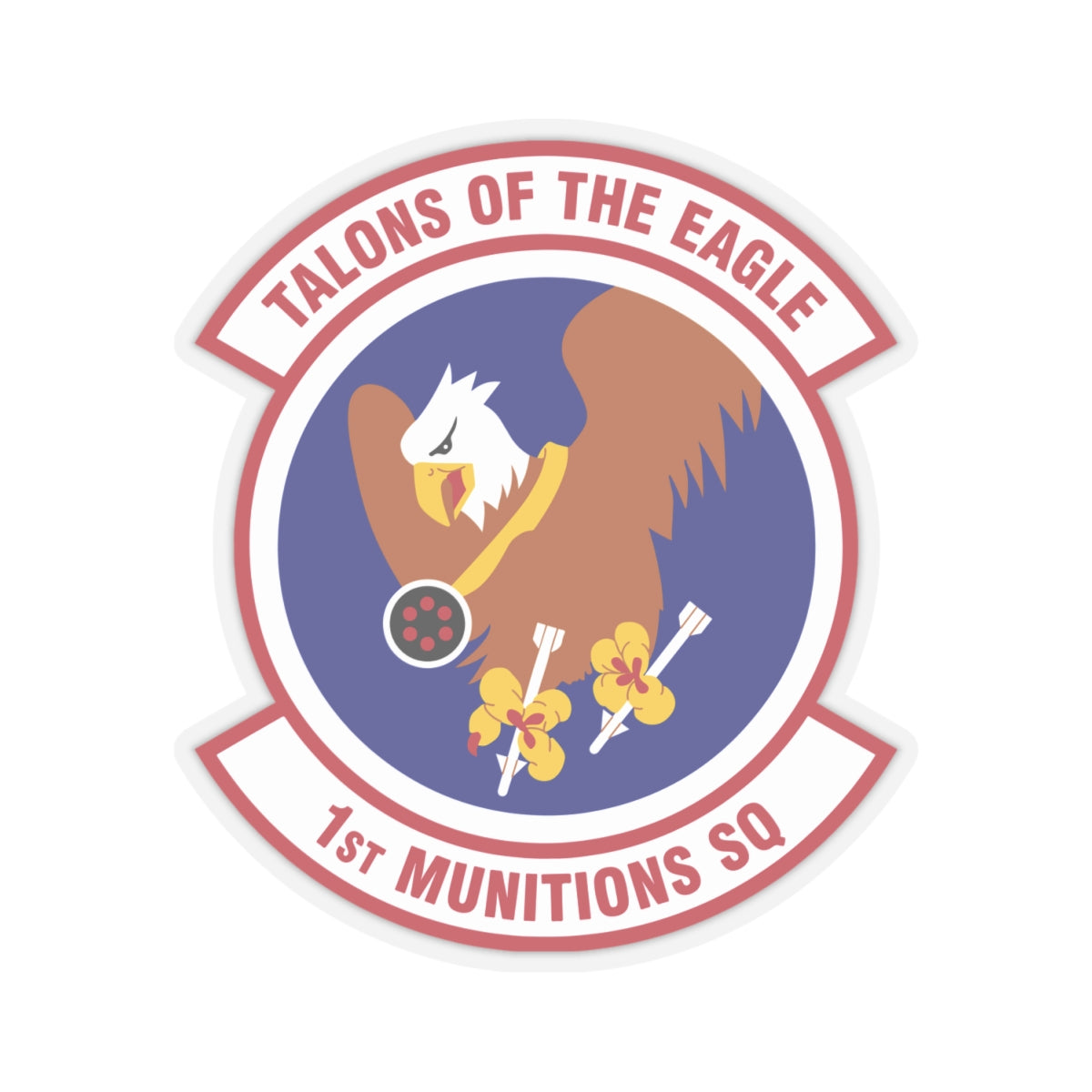 Kiss-Cut Stickers - USAF - 1st Munitions Squadron (ACC) wo txt