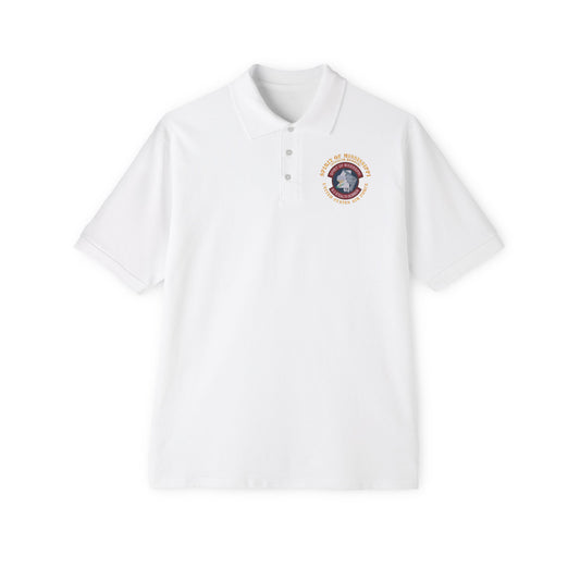 Men's Piqué Polo - USAF - B2 - Spirit of Mississippi - Stealth Bomber X 300