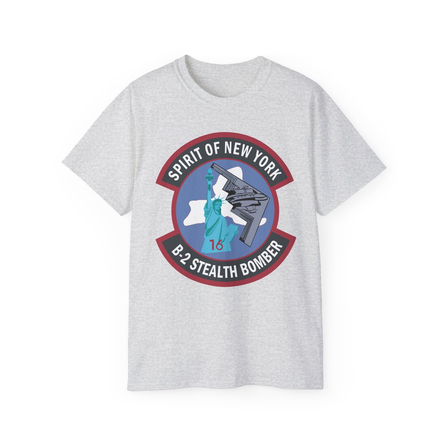 Unisex Ultra Cotton Tee - USAF - B2 - Spirit of New York - Stealth Bomber wo txt X 300