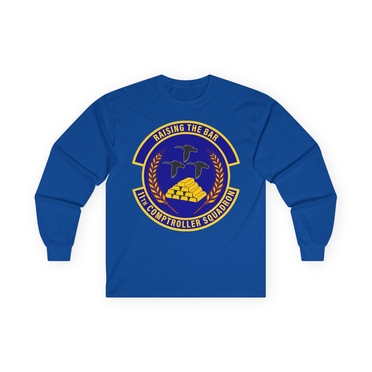 Unisex Ultra Cotton Long Sleeve Tee - USAF - 11th Comptroller Squadron wo txt
