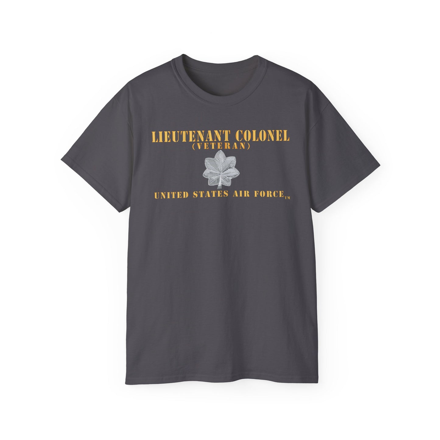 Unisex Ultra Cotton Tee - USAF - Lieutenant Colonel - LTC - Veteran - Flat - TM X 300