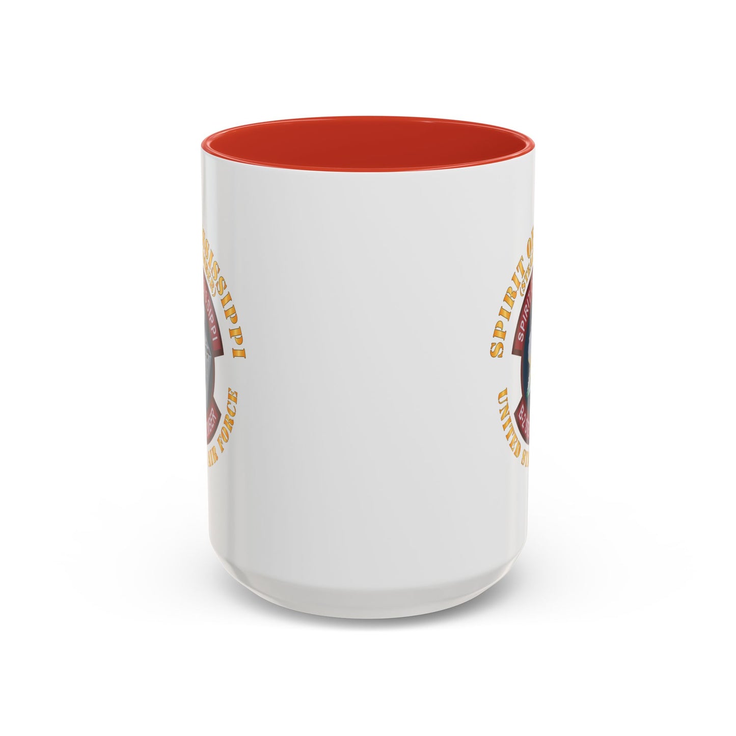 Accent Coffee Mug (11oz & 15oz) - USAF - B2 - Spirit of Mississippi - Stealth Bomber X 300