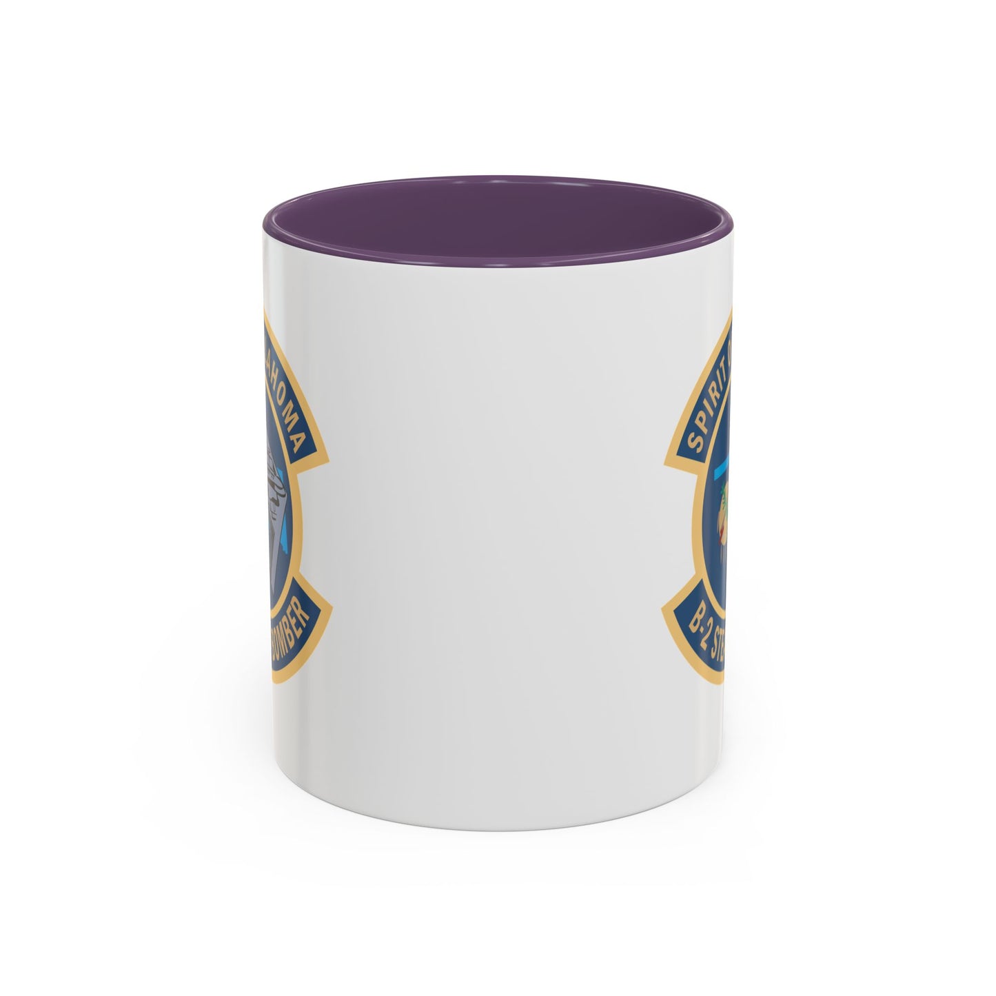 Accent Coffee Mug (11oz & 15oz) - USAF - B2 - Spirit of Oklahoma - Stealth Bomber wo txt X 300
