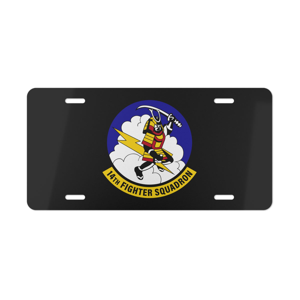 License Plate - USAF - 14th Fighter Squadron wo txt