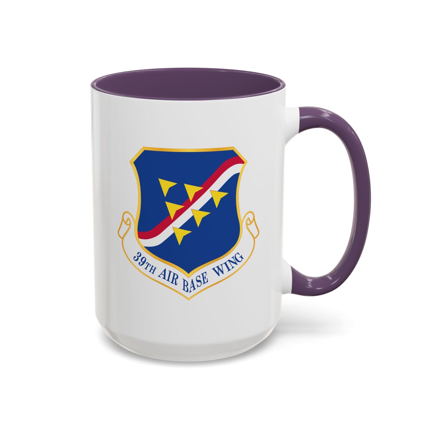 Accent Coffee Mug (11oz & 15oz) - USAF - 39th Airbase Wing wo Txt