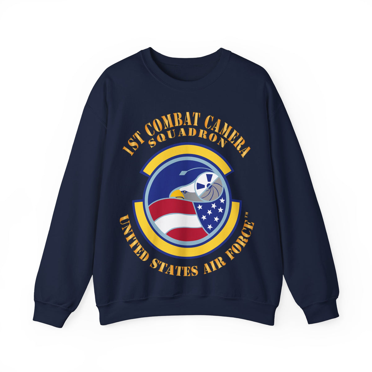 Crewneck Sweatshirt - USAF -  1st Combat Camera Squadron