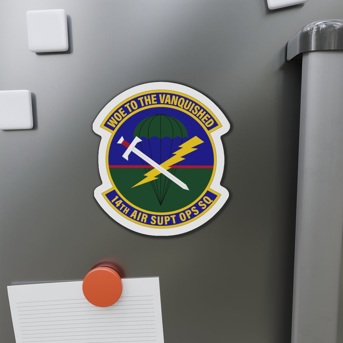 Die-Cut Magnet - USAF - 14th Air Support Operations Squadron wo txt