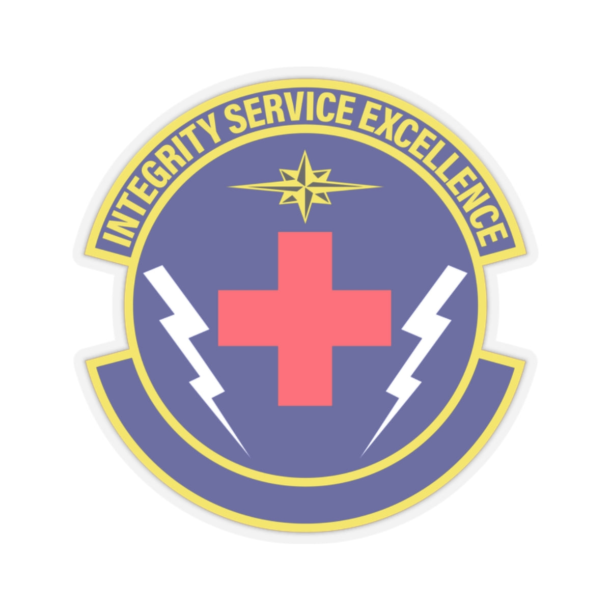 Kiss-Cut Stickers - USAF - 10th Healthcare Operations Sq wo txt