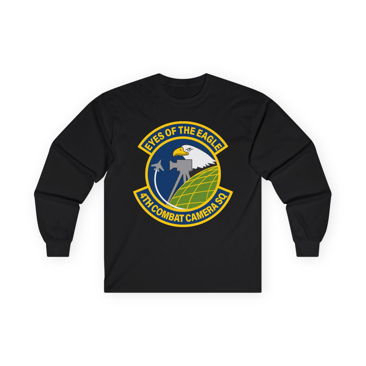 Unisex Ultra Cotton Long Sleeve Tee - USAF - 4th Combat Camera Squadron wo txt X 300
