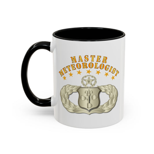 Accent Coffee Mug (11oz & 15oz) - USAF - Meteorologist - Master Badge wo DS