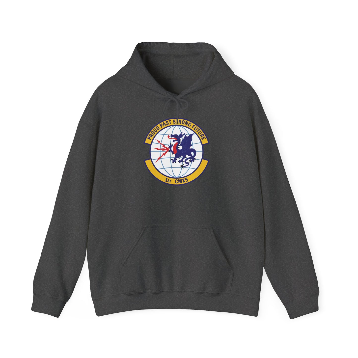 Unisex Heavy Blend Hooded Sweatshirt -USAF - 1st Communications Maintenance Squadron(USAFE) wo txt