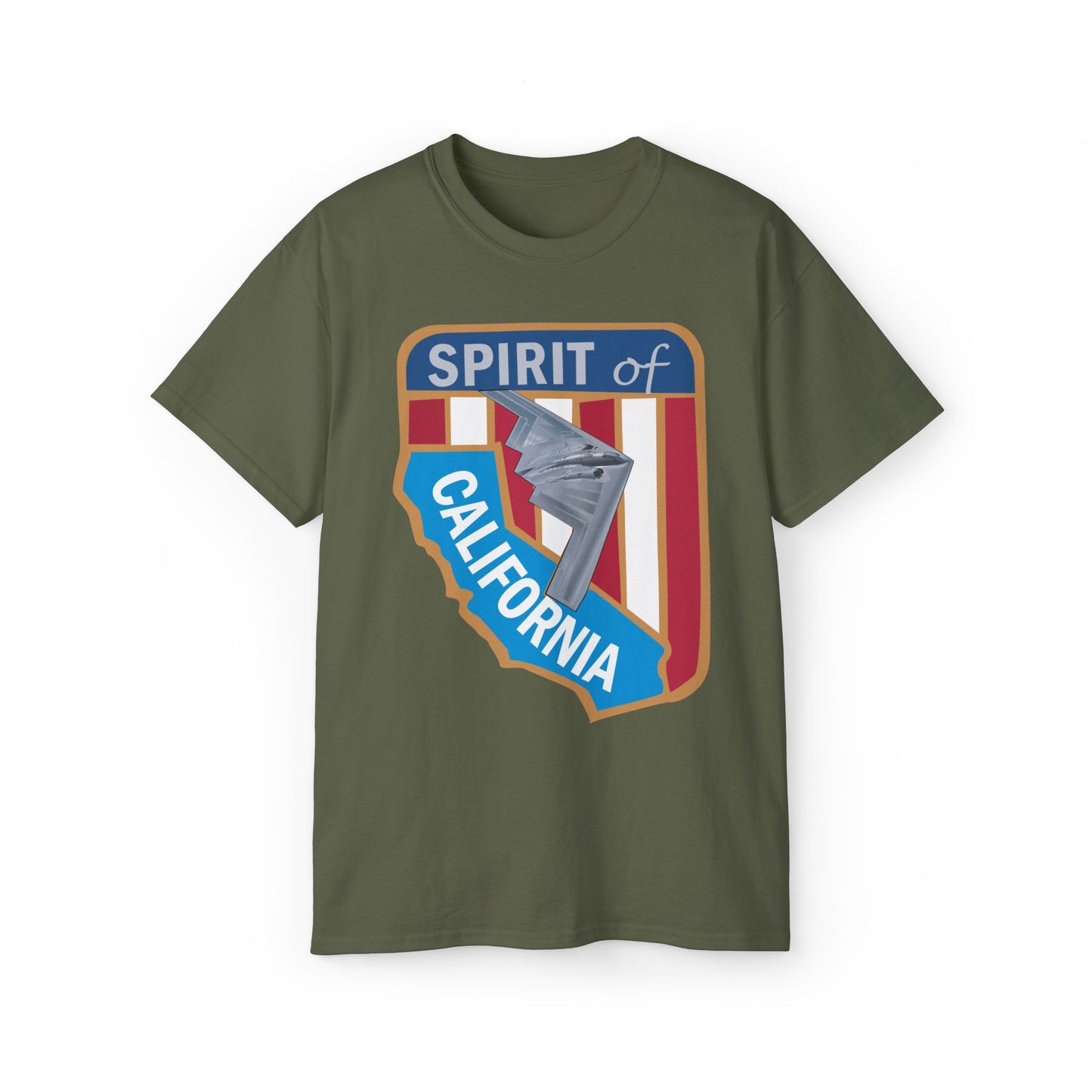 Unisex Ultra Cotton Tee - USAF - B2 - Spirit of California - Stealth Bomber wo txt X 300